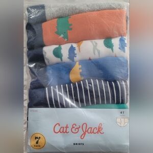 Cat & Jack Boys 4T Briefs 7 Pack